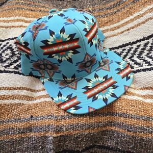 Southwest Style Aztec Native Print Snapback Hat